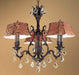 Classic Lighting - 57363 AGB CP - Six Light Chandelier - Majestic - Aged Bronze