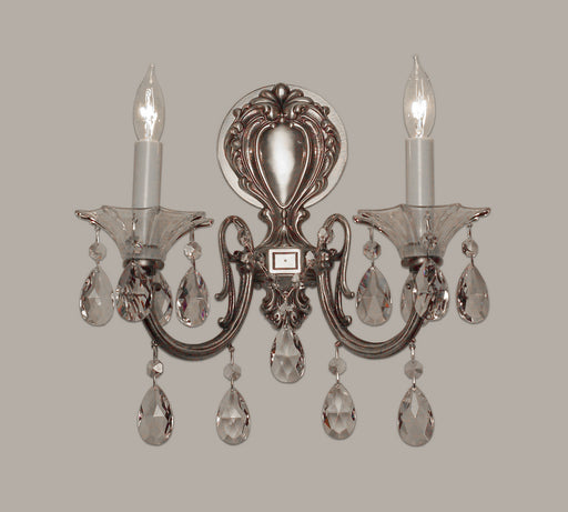 Classic Lighting - 57052 MS CP - Two Light Wall Sconce - Via Lombardi - Millennium Silver