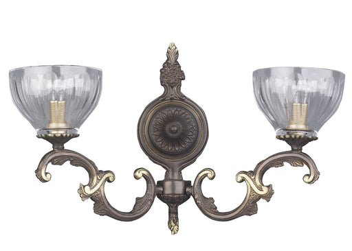 Classic Lighting - 55432 RB - Two Light Wall Sconce - Warsaw - Roman Bronze