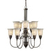 Forte - 2352-10-32 - Ten Light Chandelier - Family Number 451 - Antique Bronze