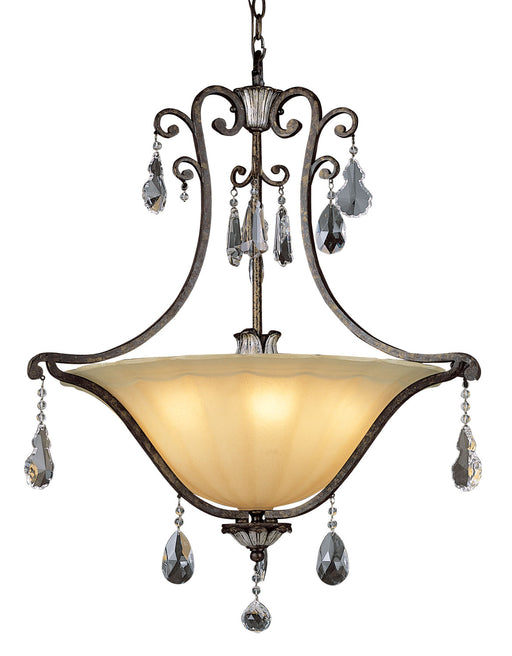 Trans Globe Imports - 3967 - Five Light Pendant - Chatsworth - Antique Bronze