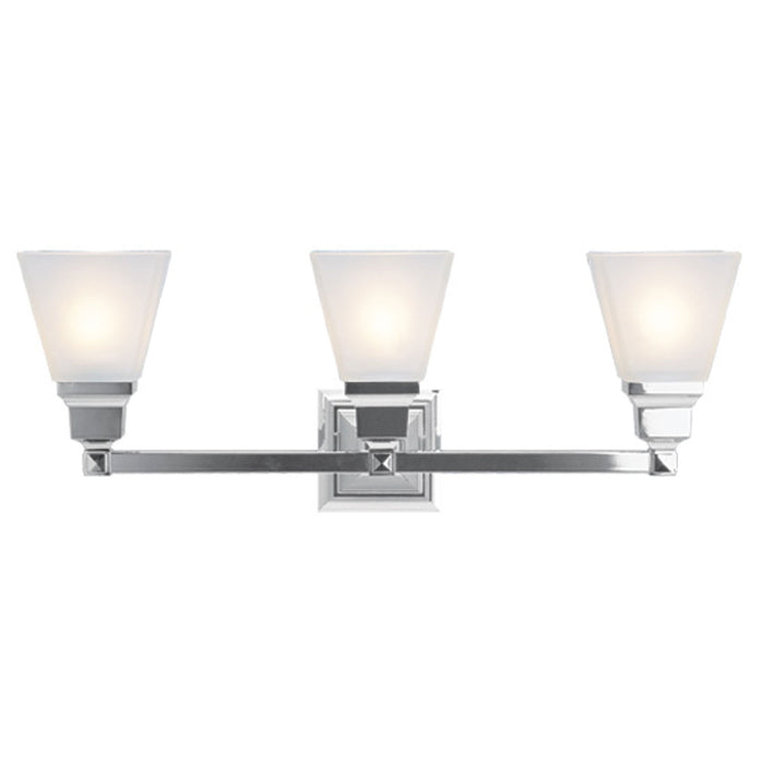 Livex Lighting - 1033-05 - Three Light Bath Vanity - Mission - Polished Chrome