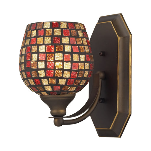 ELK Home - 570-1B-MLT - One Light Vanity Lamp - Mix and Match Vanity - Aged Bronze