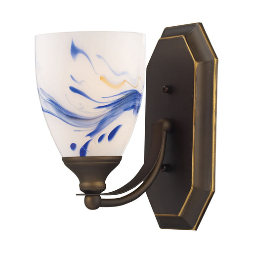 ELK Home - 570-1B-MT - One Light Vanity Lamp - Mix and Match Vanity - Aged Bronze