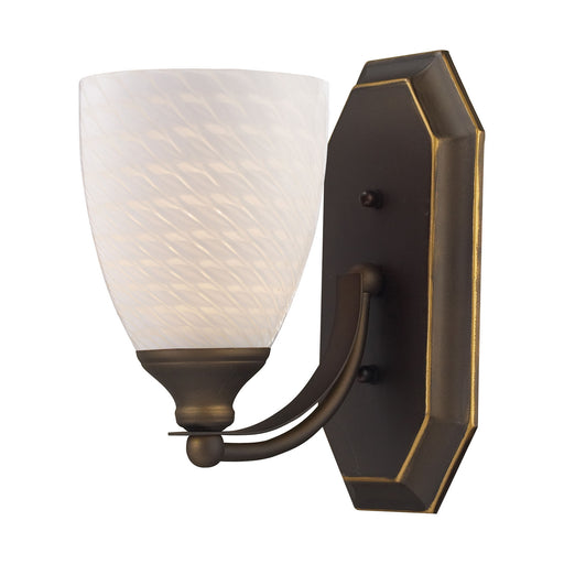 ELK Home - 570-1B-WS - One Light Vanity Lamp - Mix and Match Vanity - Aged Bronze