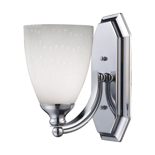 ELK Home - 570-1C-WH - One Light Vanity Lamp - Mix and Match Vanity - Polished Chrome