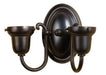 Meyda Tiffany - 101564 - Two Light Wall Sconce - Sconce - Craftsman Brown