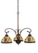 Meyda Tiffany - 106291 - Three Light Chandelier - Pinecone Dome - Mahogany Bronze