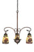 Meyda Tiffany - 106292 - Three Light Chandelier - Pinecone Dome - Mahogany Bronze