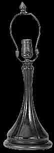 Meyda Tiffany - 18819 - One Light Table Base - Fluted - Mahogany Bronze