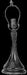 Meyda Tiffany - 18819 - One Light Table Base - Fluted - Mahogany Bronze