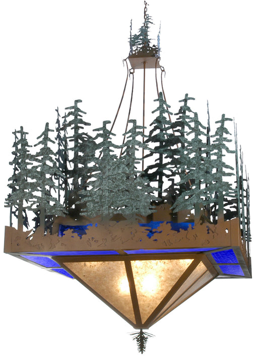 Meyda Tiffany - 29391 - 11 Light Inverted Pendant - Pine Lake - Rust