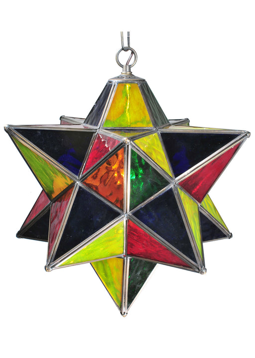 Meyda Tiffany - 30059 - One Light Pendant - Moravian Star - Multi