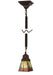 Meyda Tiffany - 49103 - One Light Mini Pendant - Prairie Dragonfly - Pbag Flame Orange