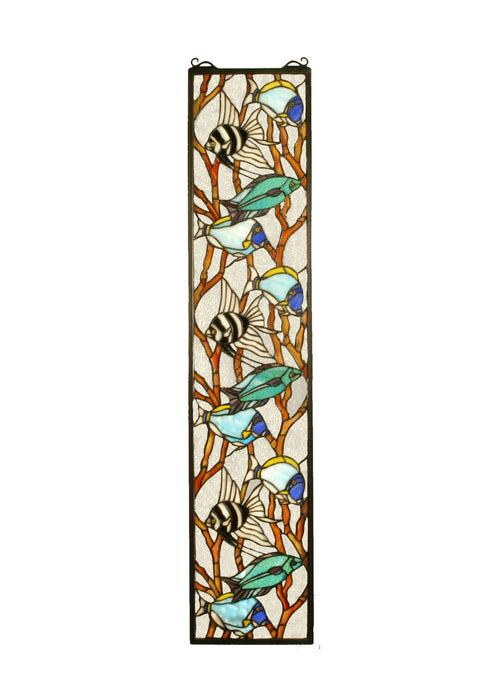 Meyda Tiffany - 50840 - Window - Tropical Fish - Zasdy Aqua/Green Lt Blue Ca Xaoa