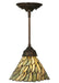 Meyda Tiffany - 50863 - One Light Mini Pendant - Willow - Bronze