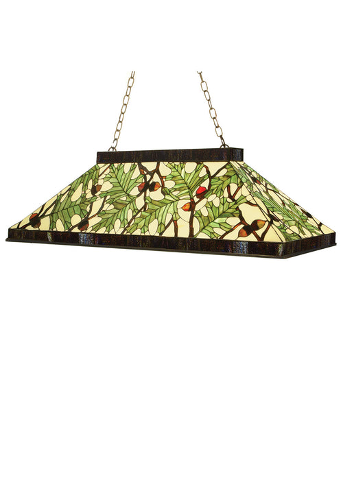 Meyda Tiffany - 69924 - Three Light Pendant - Acorn & Oak Leaf - Bronze
