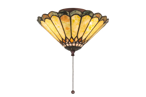 Meyda Tiffany - 71007 - Three Light Flushmount - Carousel - Baj Haj Oajj