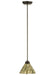 Meyda Tiffany - 73652 - One Light Mini Pendant - Willow - Black