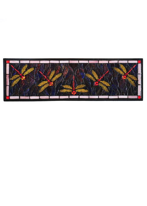 Meyda Tiffany - 98486 - Window - Three Dragonfly - Pbag Flame Pr