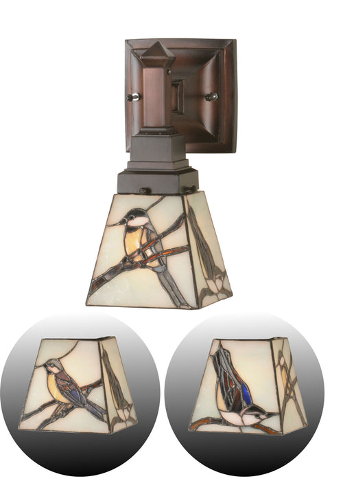 Meyda Tiffany - 98530 - One Light Wall Sconce - Backyard Friends - Antique