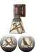 Meyda Tiffany - 98530 - One Light Wall Sconce - Backyard Friends - Antique