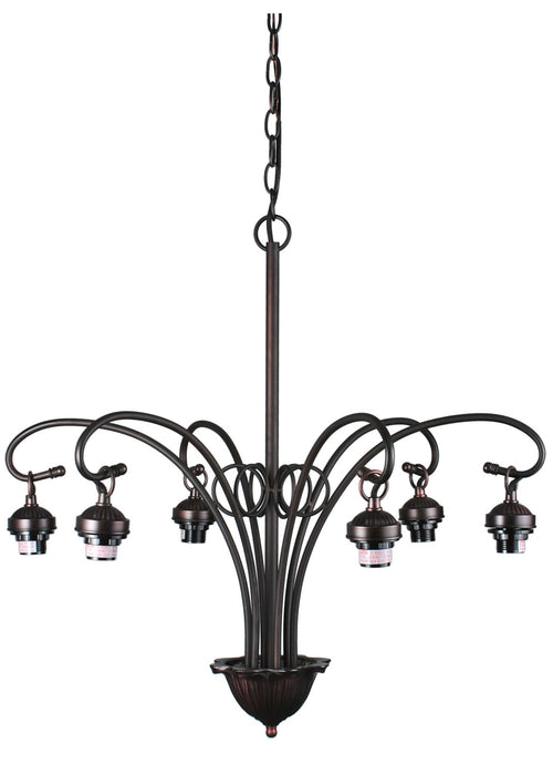 Meyda Tiffany - 98631 - Six Light Chandelier Hardware - Victorian - Mahogany Bronze