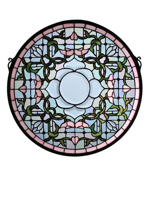 Meyda Tiffany - 99019 - Window - Tulip Bevel Medallion - Zair Bevel Pink
