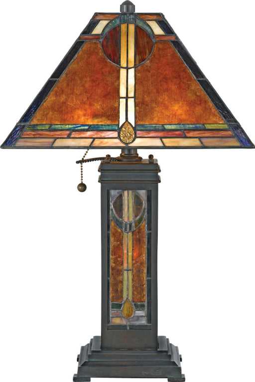 Quoizel - NX615TVA - Three Light Table Lamp - San Gabriel - Valiant Bronze