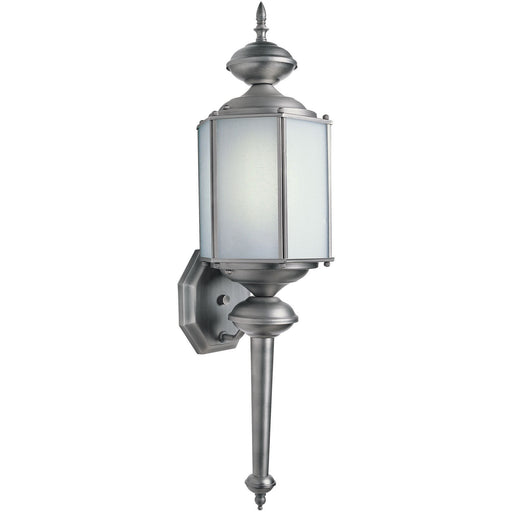 Forte - 10021-01-54 - One Light Outdoor Lantern - Exterior Olde Nickel - Olde Nickel