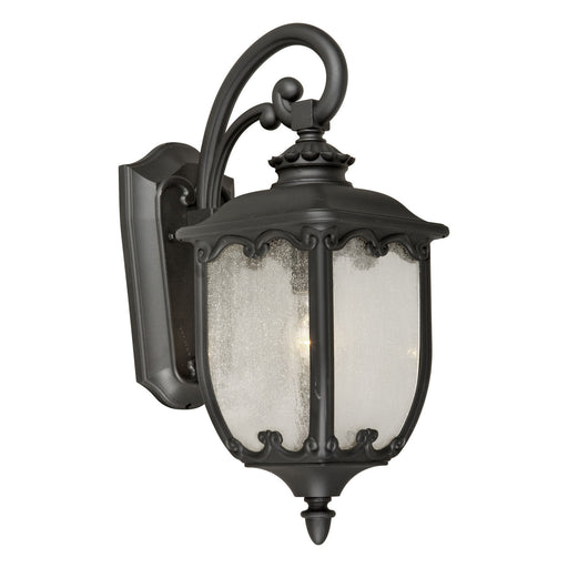 Forte - 1819-01-04 - One Light Outdoor Lantern - Black