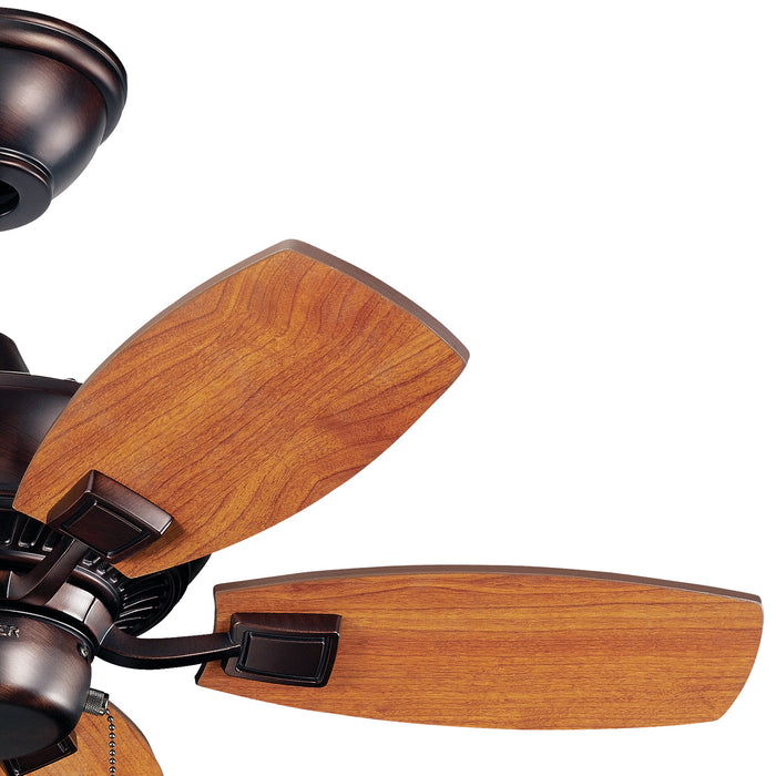 30``Ceiling Fan from the Canfield collection in Oil Brushed Bronze finish