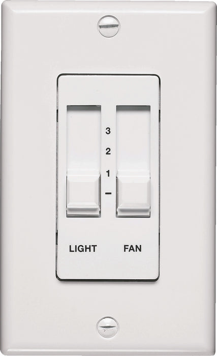 Quorum - 7-1192-6 - Fan Remote Control - Slider Wall Control - White