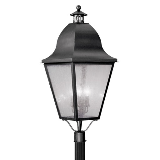 Livex Lighting - 2554-04 - Four Light Outdoor Post Head - Amwell - Black