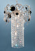 Classic Lighting - 10033 SF BS - Four Light Mini-Chandelier - Foresta Colorita - Silver Frost