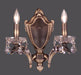 Classic Lighting - 1922 RB CP - Two Light Sconce/WallBracket - Terragona - Roman Bronze
