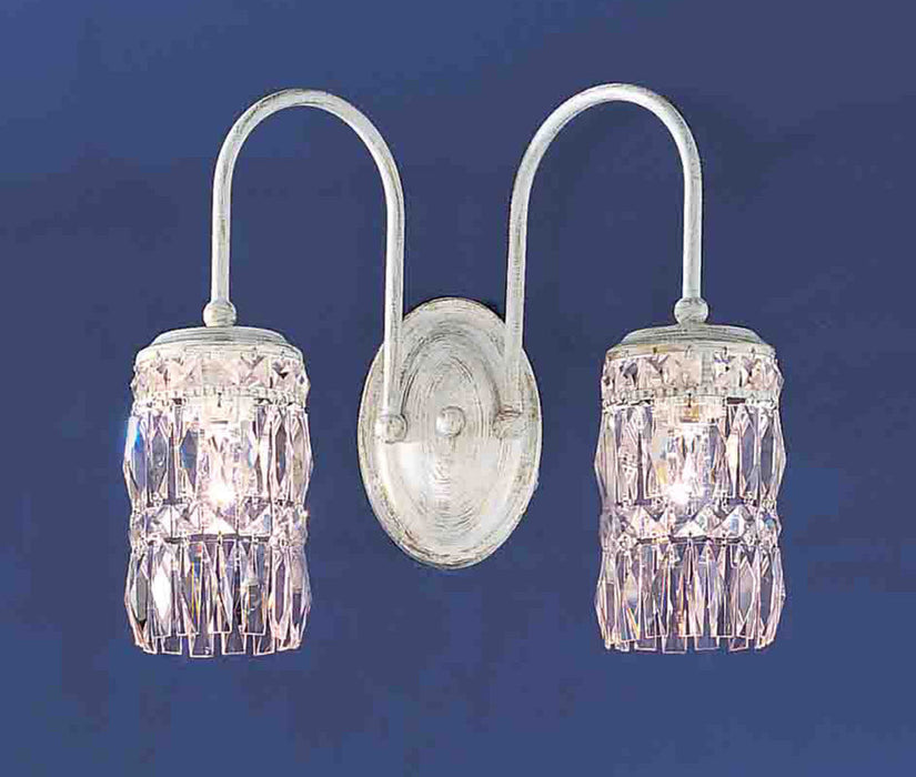 Classic Lighting - 1082 AW RO - Two Light Wall Sconce - Cascade - Antique White