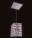 Classic Lighting - 16101 CPSQ - One Light Pendant - Bedazzle - Chrome