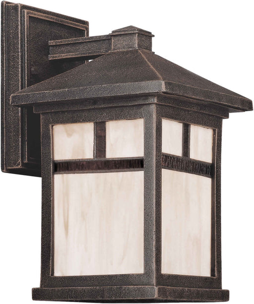 Forte - 1773-01-28DS - One Light Outdoor Lantern - Family Number 282 Painted Rust - Painted Rust