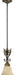 Quorum - 3157-44 - One Light Pendant - Rio Salado - Toasted Sienna With Mystic Silver