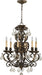 Quorum - 6157-6-44 - Six Light Chandelier - Rio Salado - Toasted Sienna With Mystic Silver