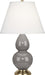 Robert Abbey - 1768X - One Light Accent Lamp - Small Double Gourd - Smoky Taupe Glazed Ceramic