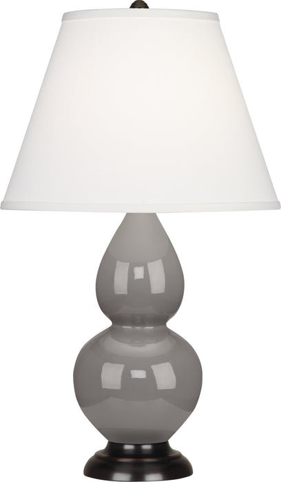 Robert Abbey - 1769X - One Light Accent Lamp - Small Double Gourd - Smoky Taupe Glazed Ceramic