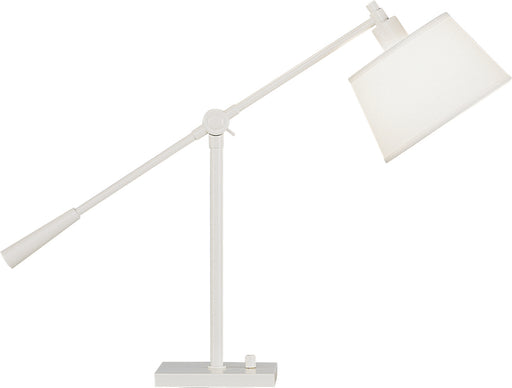 Robert Abbey - 1803 - One Light Table Lamp - Real Simple - Stardust White Powder Coat over Steel