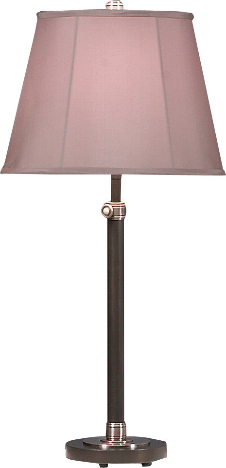 Robert Abbey - 1841 - One Light Table Lamp - Bruno - Lead Bronze w/ Ebonized Nickel