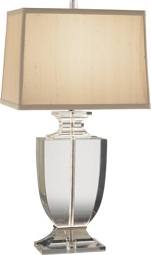 Robert Abbey - 3324 - One Light Table Lamp - Artemis - Clear Lead Crystal w/ Silver Plate