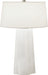Robert Abbey - 434 - One Light Table Lamp - Wavy - White Cased Glass w/ Polished Nickel