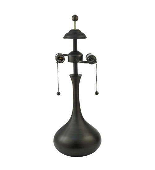 Meyda Tiffany - 15648 - Two Light Table Base - Teardrop - Craftsman Brown