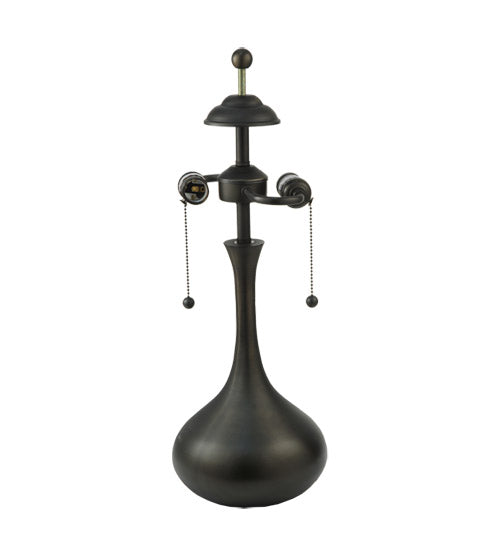 Meyda Tiffany - 15648 - Two Light Table Base - Teardrop - Craftsman Brown