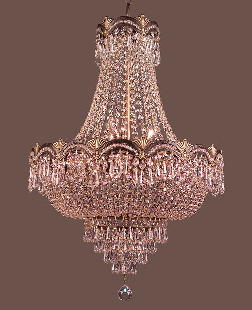 Classic Lighting - 1855 RB CP - Eight Light Chandelier - Regency II - Roman Bronze